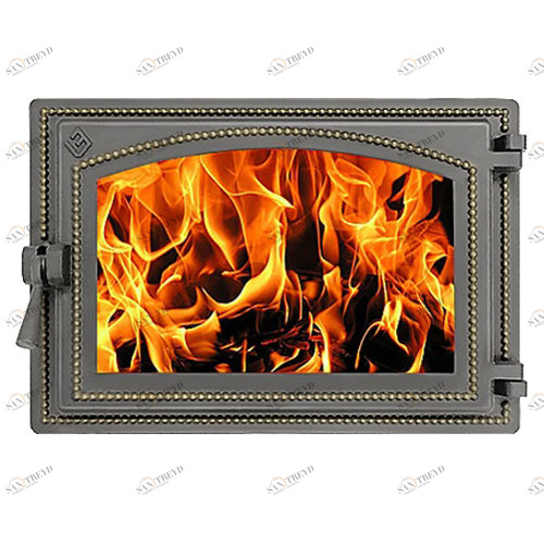 Дверка каминная Везувий 230 (бронза) 4881