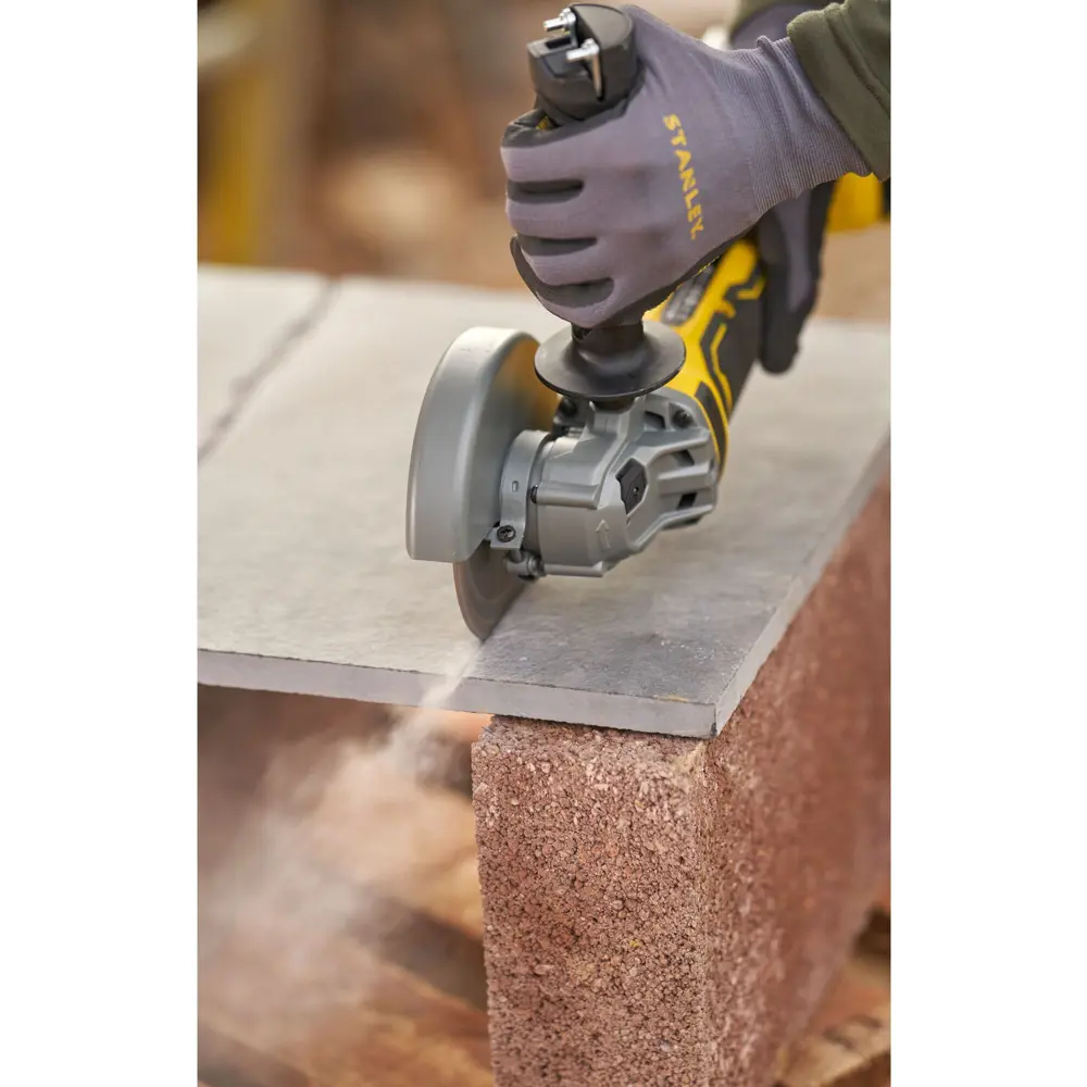 УШМ аккумуляторная бесщеточная Stanley Fatmax SFMCG700B-XJ, 18 В, 125 мм, без АКБ и ЗУ STLM-2110584 - Вид №13