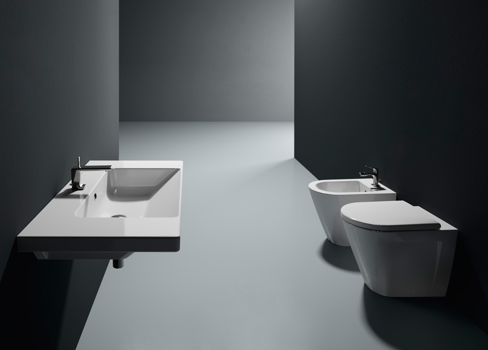 8688111 Подвесная раковина настенная овальная GSI ceramica Norm белая - Вид №2