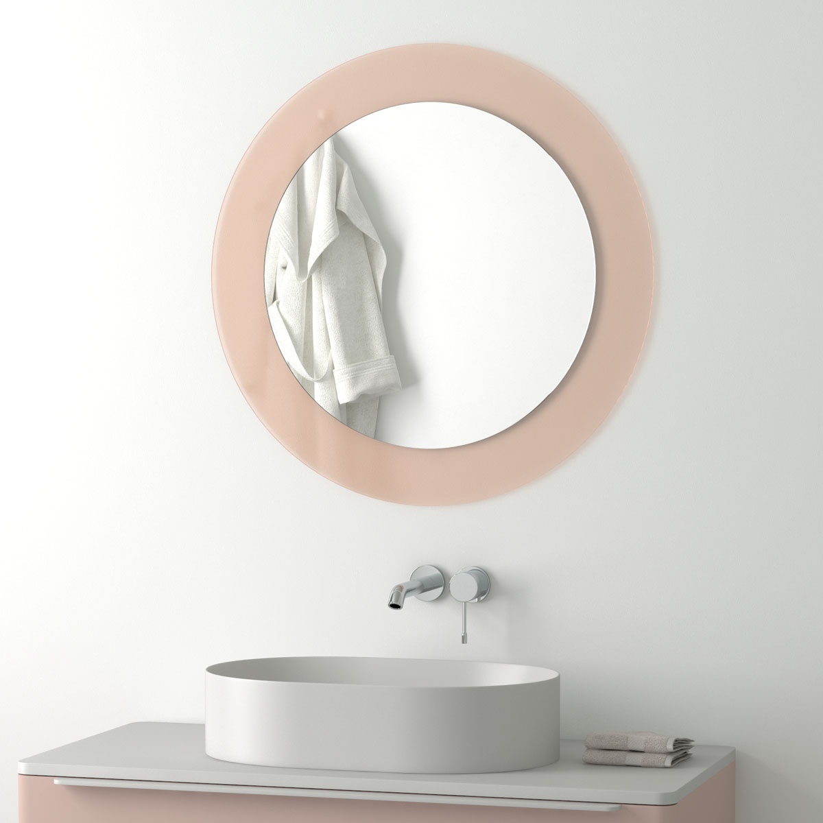 BY 0305 Зеркало на стеклянном основании EVOFORM Double - Вид №3