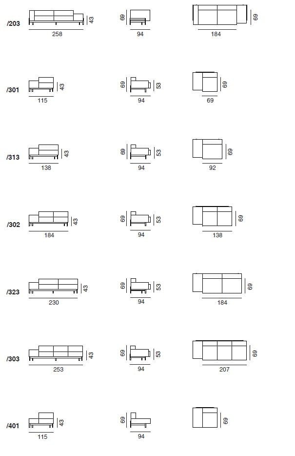 4-местный кожаный диван de Sede DS-22 ARCH-00110644 - Вид №4