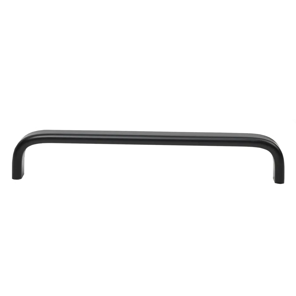 Мебельная ручка-скоба UA340-96 черная 96 мм AKS STLM-2129414 - Вид №1