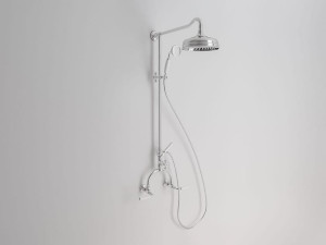 Настенная душевая колонна с душем