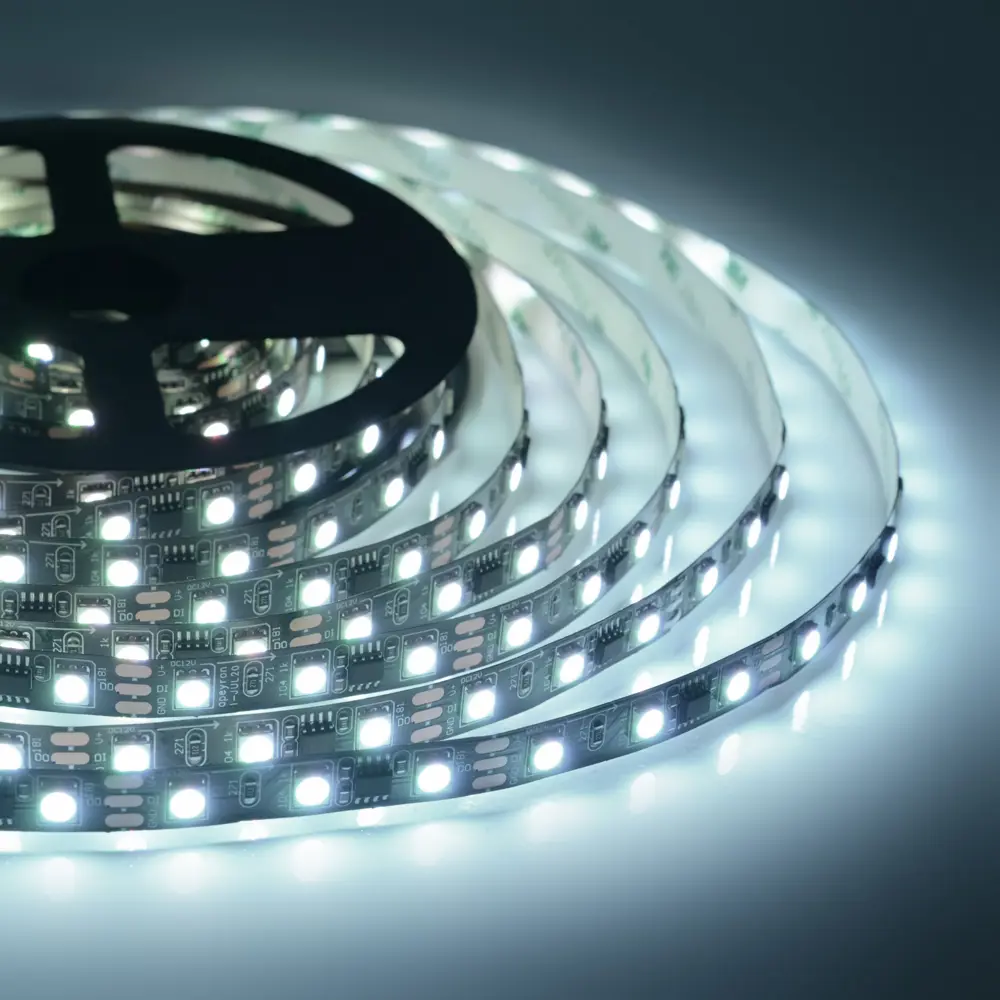 Адресная светодиодная лента Apeyron SMD5050 12В 10 мм 5м 14.4 Вт/м 60диод/м RGB 82535316 STLM-2052211  - Вид №11