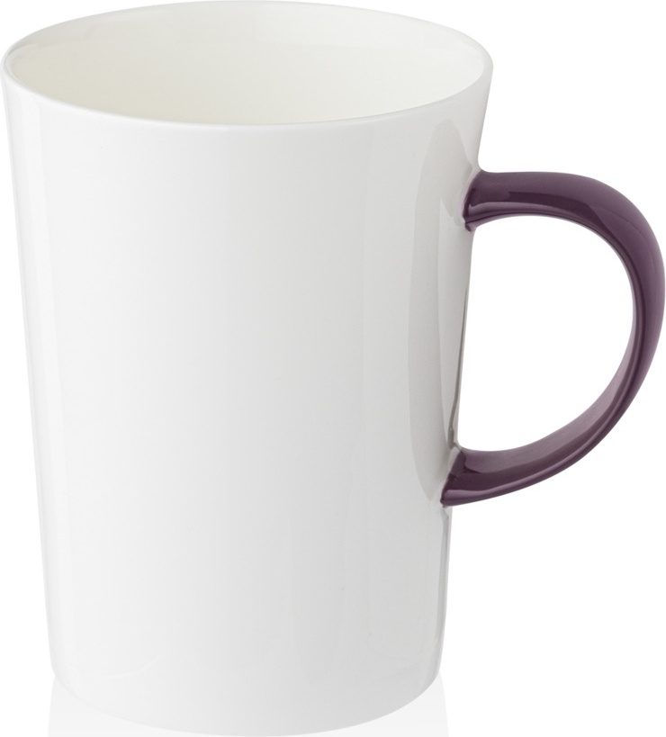 10658034 Mix&Match Кружка Mix&Match Синергия 450мл, фарфор (черная смородина) Фарфор костяной 