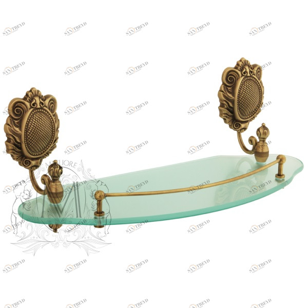 Полка с галереей MIGLIORE Cleopatra ML.CLE-60.740.BR бронза 