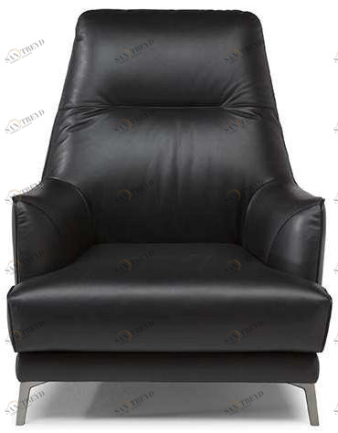 Natuzzi Кожаное кресло с подлокотниками с высокой спинкой sun-id-1474945