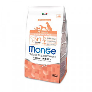 ПР0037699 Корм для щенков Dog Speciality Puppy&Junior лосось с рисом сух. 2,5кг Monge