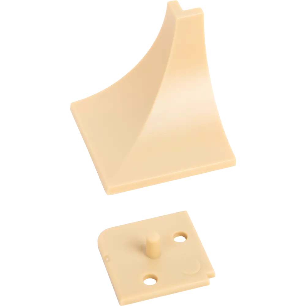 Santreyd Заглушки для плинтуса ПВХ бежевые 6 шт — аккуратные углы без зазоров 88282081 STLM-0077222 - Вид №5