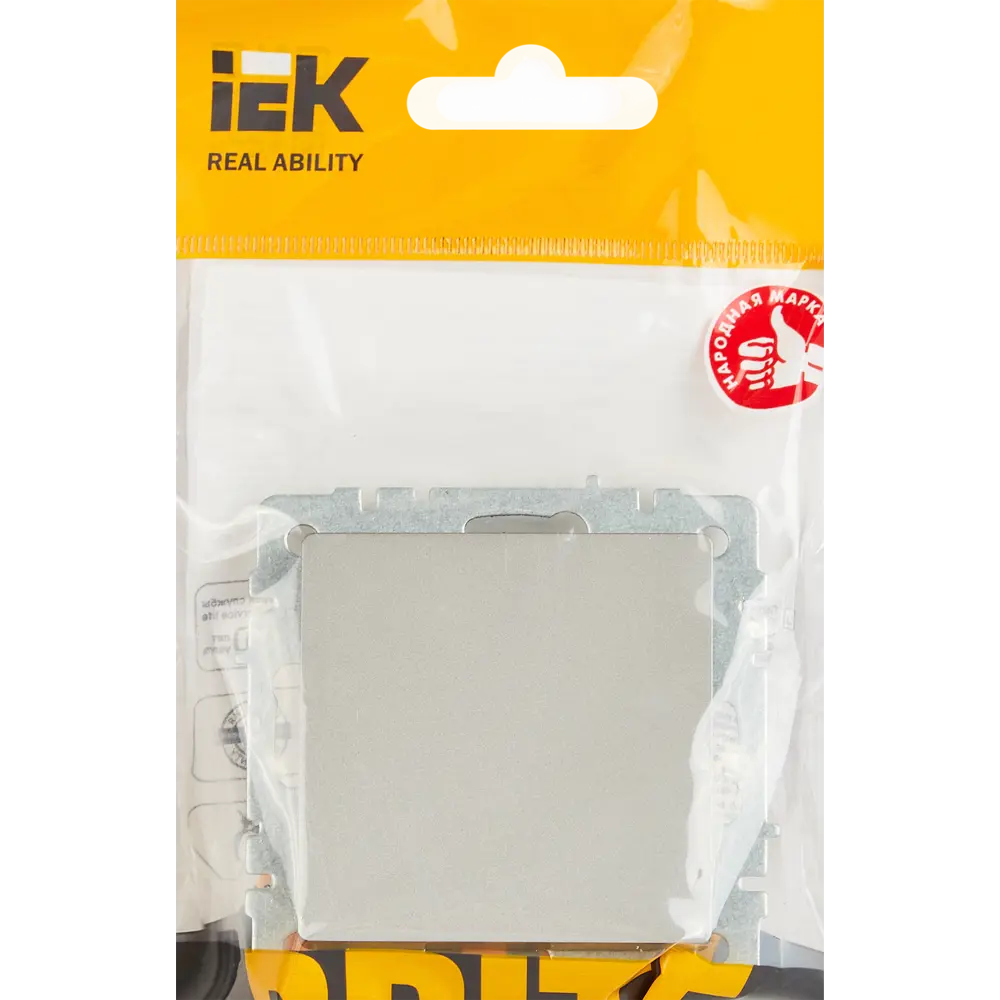 Заглушка декоративная IEK Brite сталь для скрытого монтажа 87761775 STLM-1112440 - Вид №4