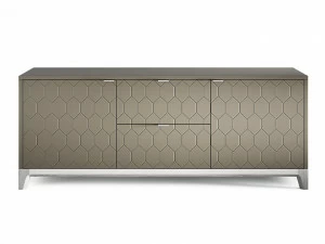 Тумба под телевизор с ящиками беленый дуб Case THE IDEA  210250 Серый