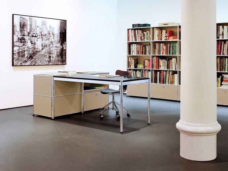 USM Прямоугольный рабочий стол из фанерованной древесины Usm haller table sun-id-1470173 - Вид №1