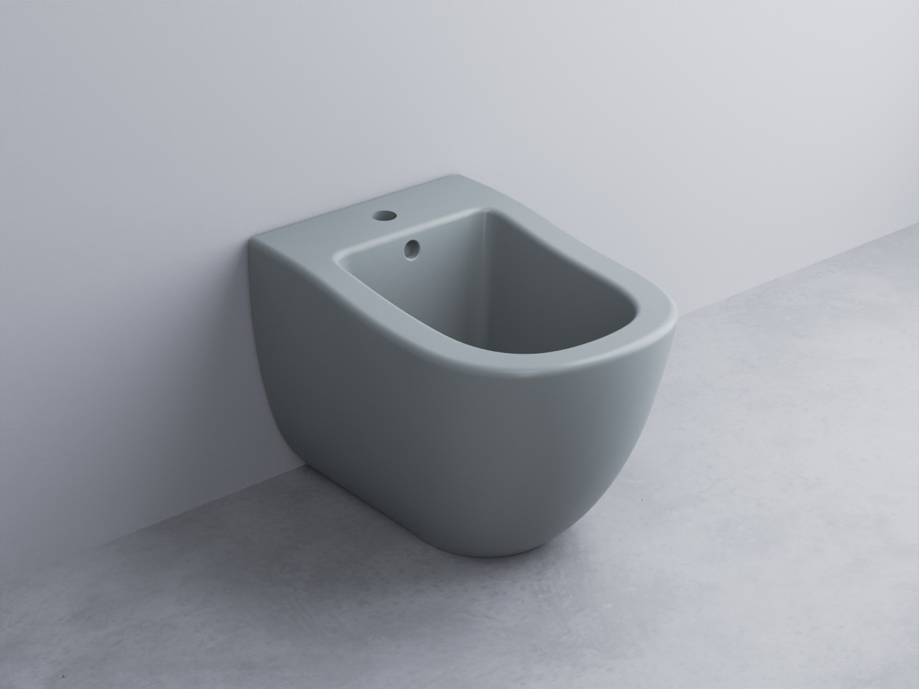 FLBI-BR Биде напольное с одним отверстием под смеситель cielo Fluid Ceramica Cielo