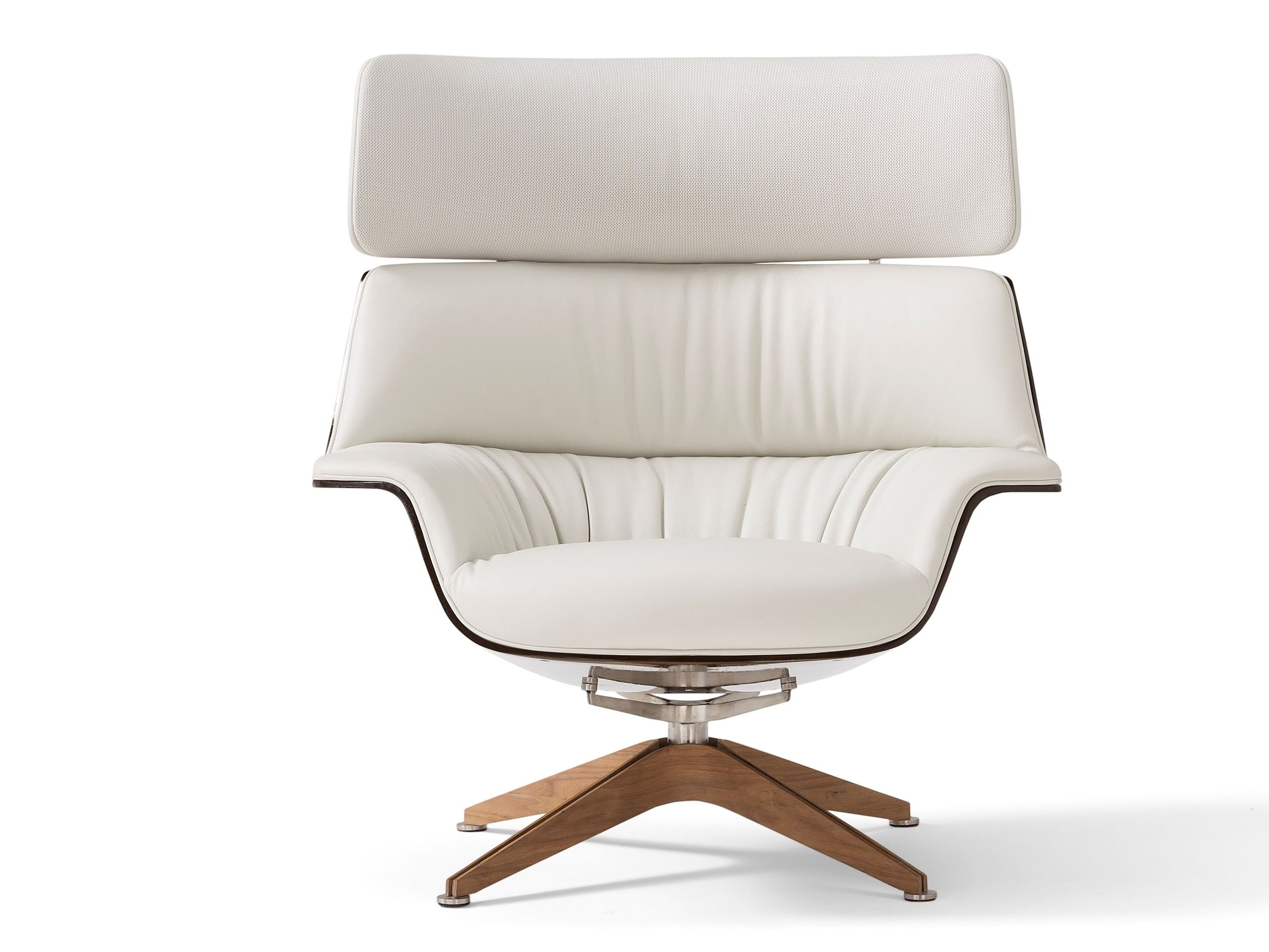 Спицевое вращающееся кресло с высокой спинкой Amura Coach ARCH-00090811 - Вид №8