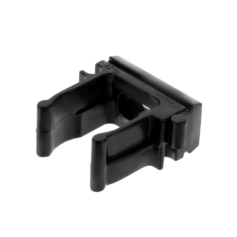 Держатель-клипса для труб Экопласт D16 мм цвет чёрный 10 шт STLM-2116191