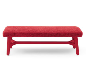 Мягкая скамейка из бука