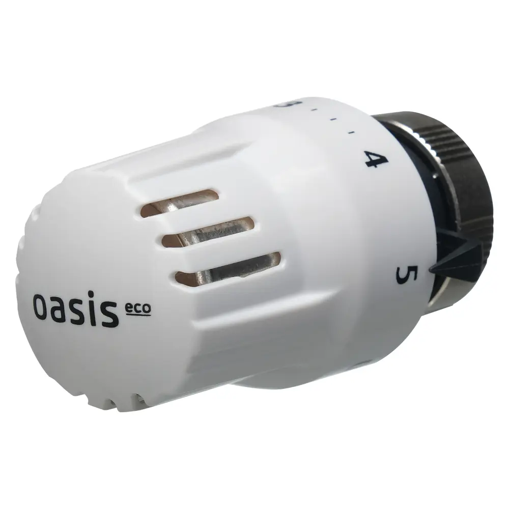 Термостатическая головка жидкостная Oasis Eco T101 M30x1.5 белая STLM-2084433 - Вид №2