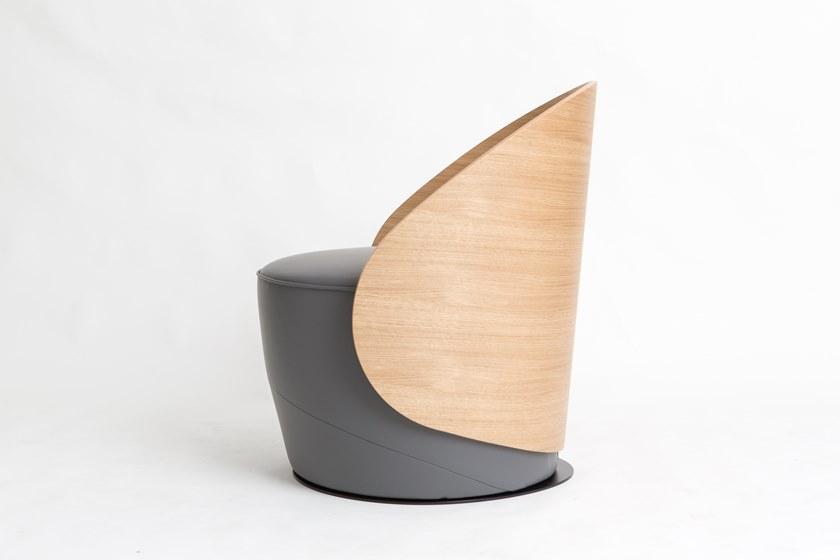 Real Piel Кресло с мягким сиденьем и спинкой из дуба sun-id-1466576 - Вид №2