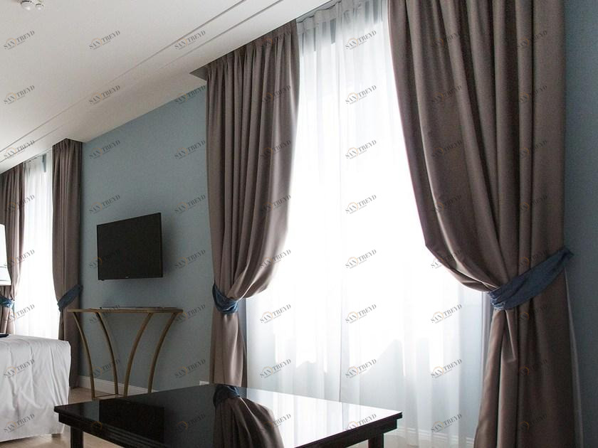 LIUNI Однотонная ткань для штор Tessuti sun-id-1438649