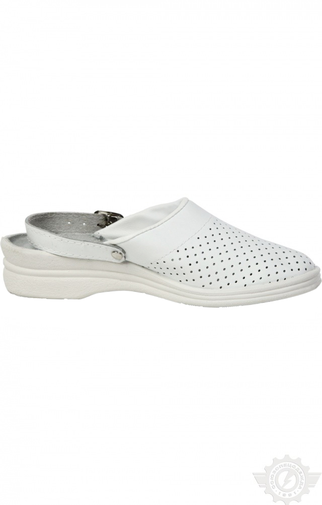 61810 Туфли Сабо женские белые  Медицинская обувь размер 35 Спецодежда  - Вид №4