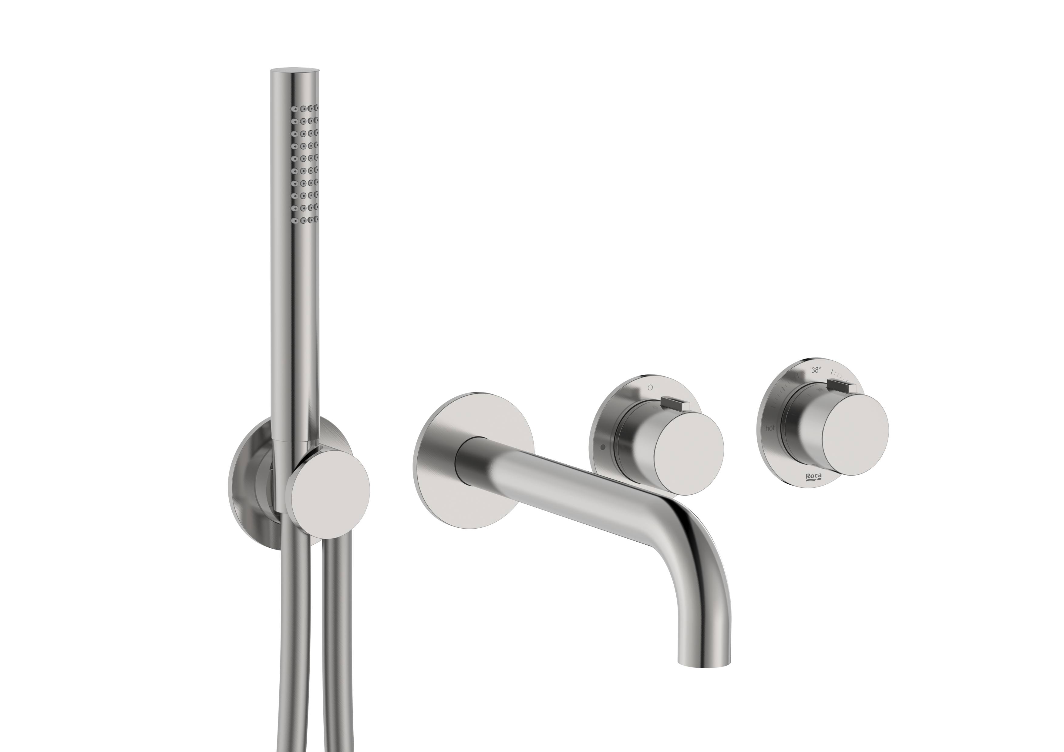 Смеситель для ванны из латуни с ручным душем Roca T_Multi ARCH-00114516 - Вид №4