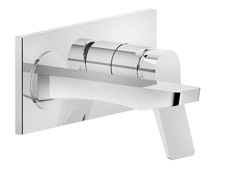 Смеситель для ванны с 2 отверстиями из латуни с пластиной Gessi рельеф ARCH-00089030