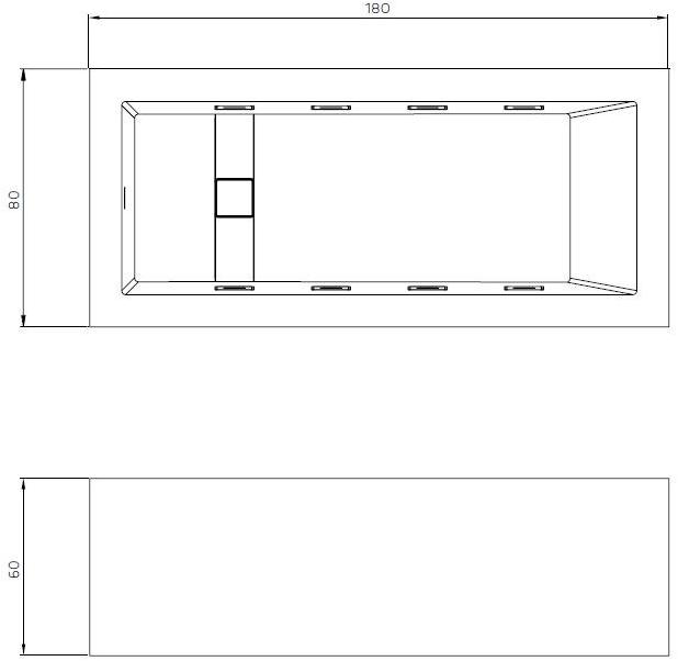 Relax Design Отдельностоящая гидромассажная ванна из материала luxolid® sun-id-1395191 - Вид №4