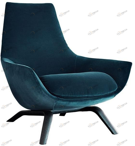 MisuraEmme Мягкое бархатное кресло с подлокотниками Atelier sun-id-1502205