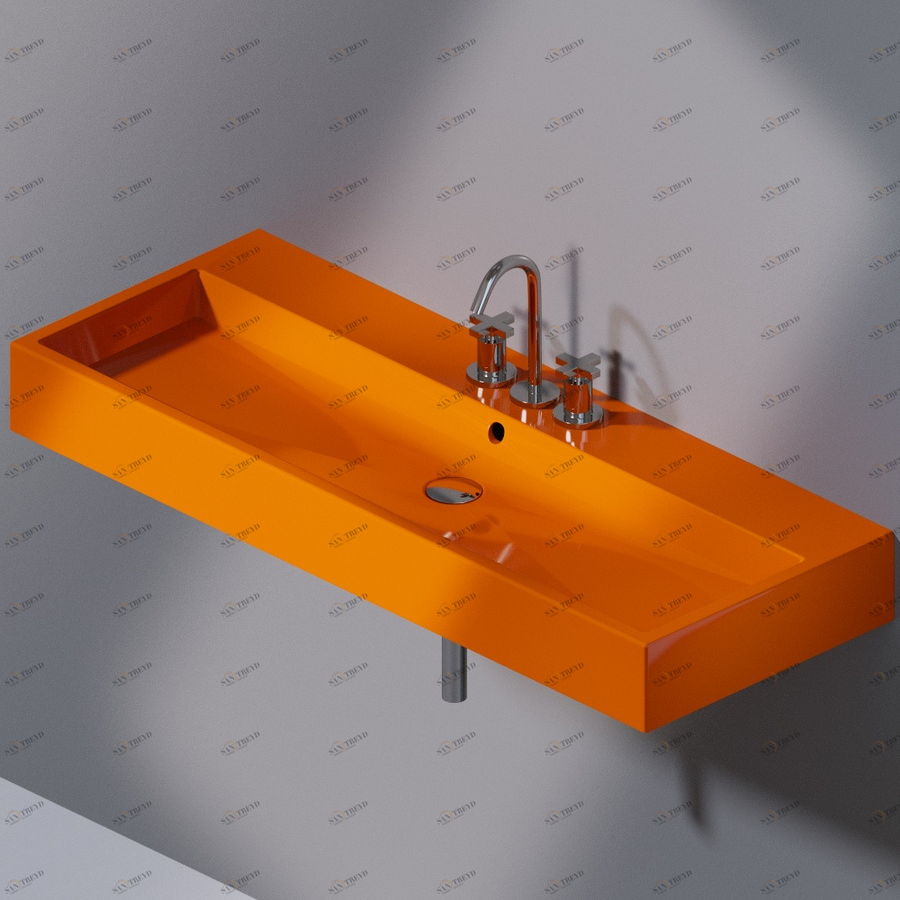 L279T1R3V4.114 Подвесная раковина настенная прямоугольная A. e T. Italia Tank AeT ITALIA