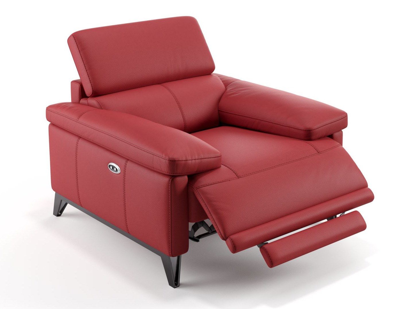 Кожаное кресло с подлокотниками Sofanella Celano ARCH-00135209 - Вид №1