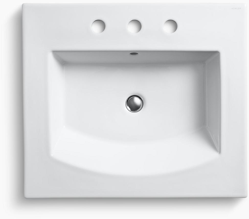 K-2956-8-0 Накладная раковина на столешницу  прямоугольная Kohler  - Вид №2
