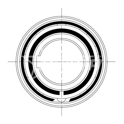 IS856 Обгонная муфта US25 (AS25) ISKRA  - Вид №2