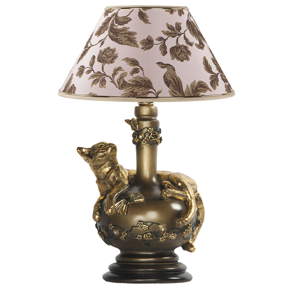 32077,34051 Настольная лампа Агнесса Маргарита Персик BOGACHO 4627138210833, 4627138151662