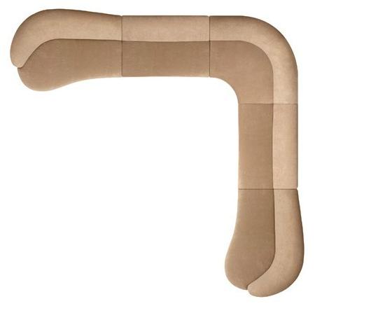 Hamilton Conte Paris Модульный диван из ткани sun-id-1391538 - Вид №6