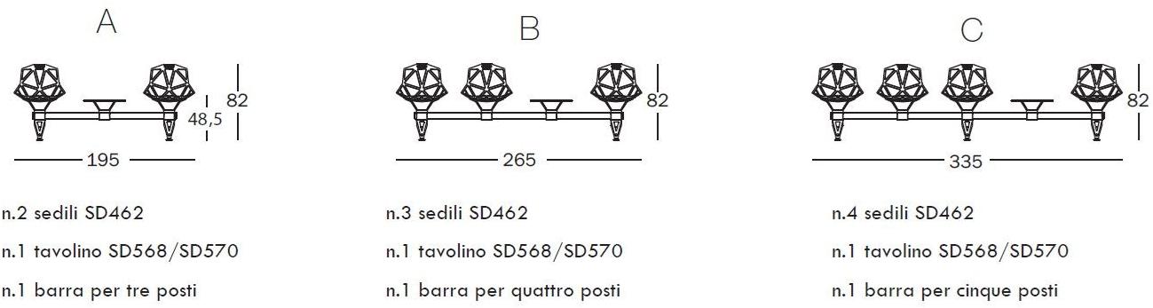 Magis Сиденье на алюминиевой балке One sun-id-1399692 - Вид №2