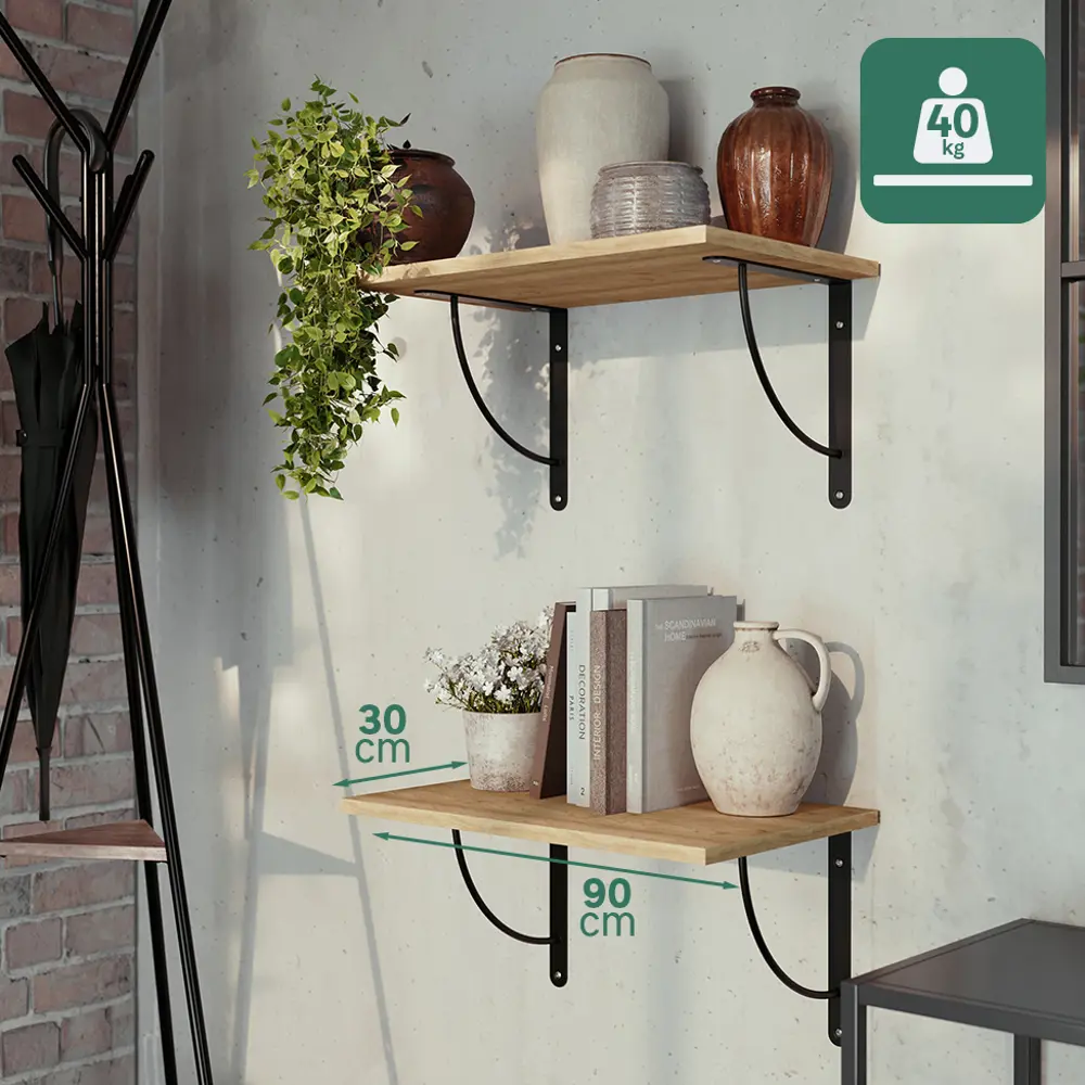 Утилитарный кронштейн Bi Bop 23x23 см нагрузка до 40 кг цвет черный 89438019 STLM-2139656 Santreyd Bibop - Вид №5