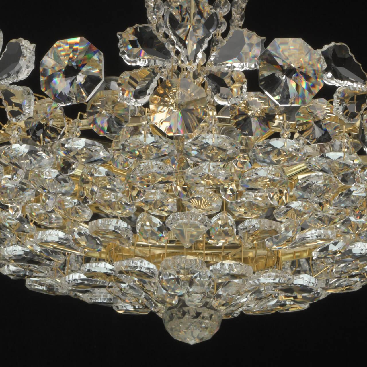 Подвесная люстра MW-Light Лаура 5 345011226 золото MW-LIGHT ДИЗАЙНЕРСКИЕ, ЛАУРА 188426 Золотой  - Вид №1
