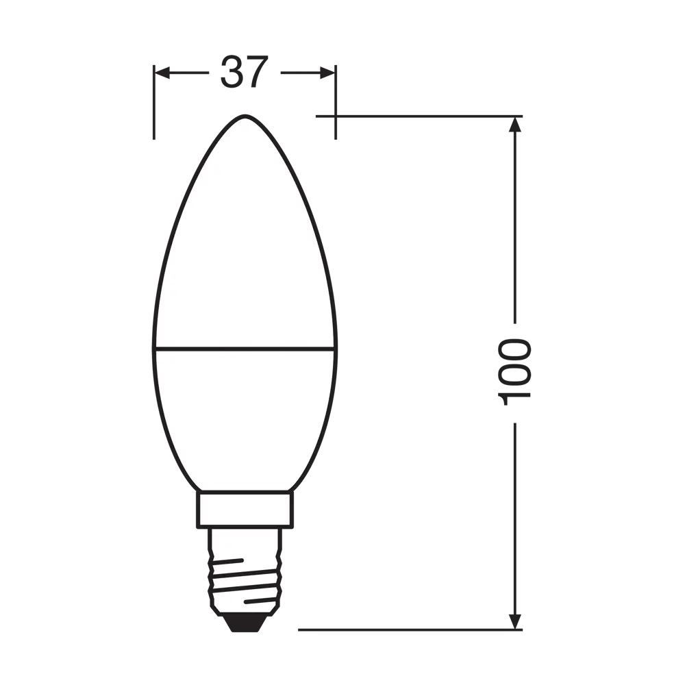 Лампа светодиодная Osram E14 230 В 7 Вт/827 свеча 82427853 STLM-2117005  - Вид №5