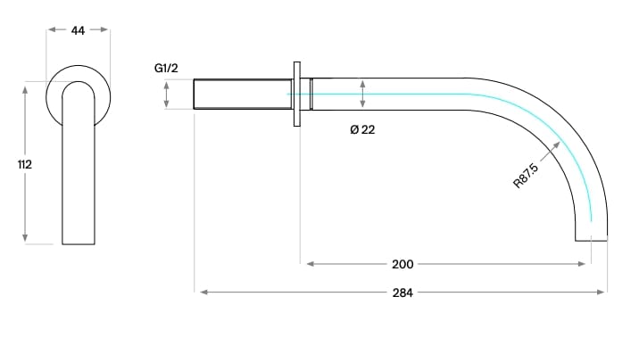 Смеситель для раковины из нержавеющей стали COCOON John Pawson ARCH-00111023 - Вид №4