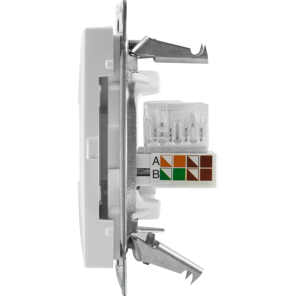 SYSTEME ELECTRIC W59 - Двойная розетка RJ11+RJ45 для телефона и интернета 18799130 STLM-0012740 - Вид №2
