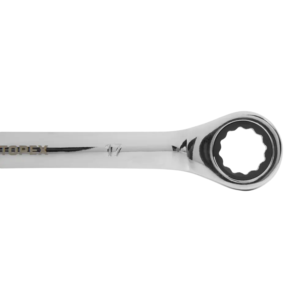 Ключ комбинированный с трещоткой CR-V 17 мм TOPEX STLM-2046081 - Вид №2
