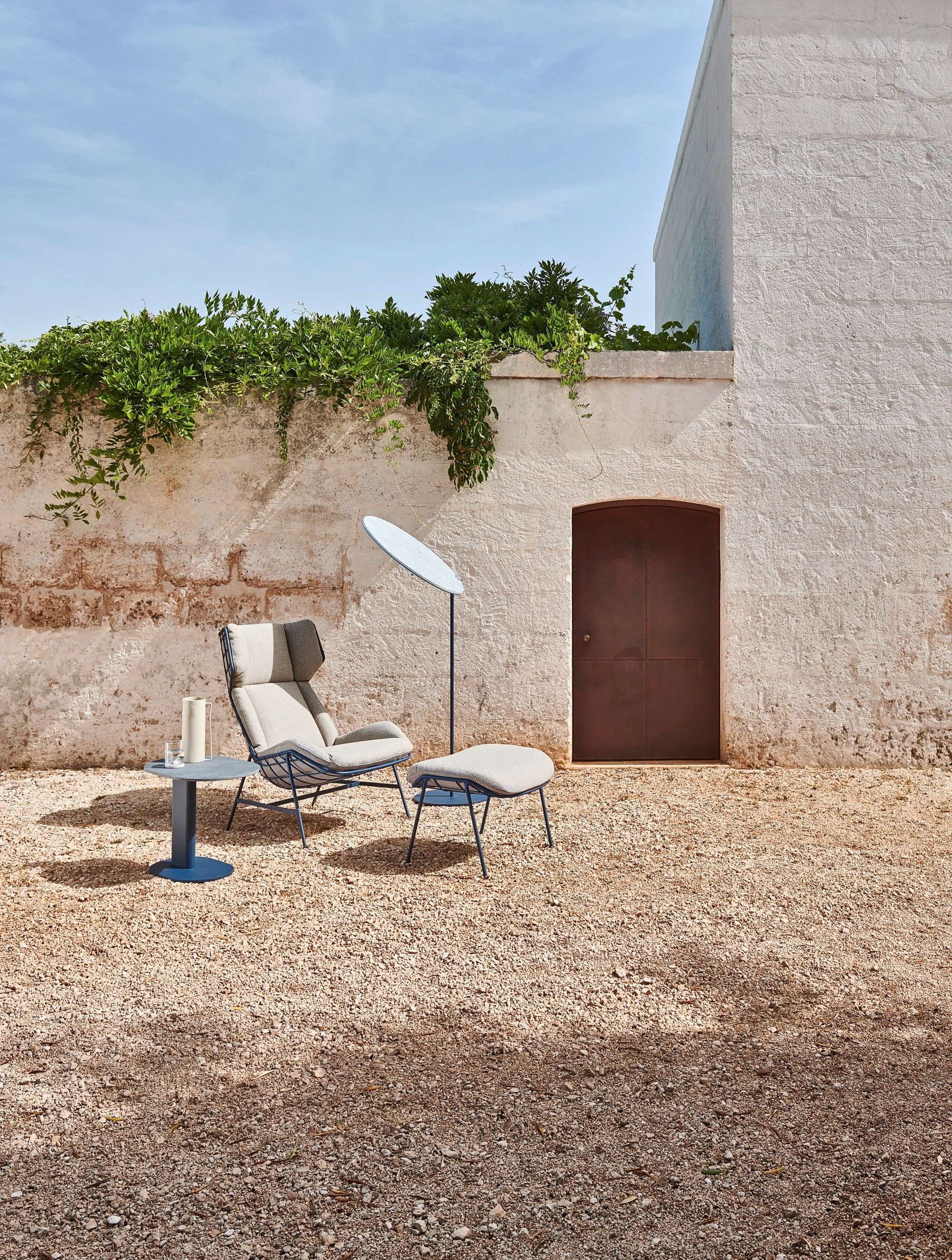 Алюминиевый овальный журнальный столик Varaschin плинтус ARCH-00131779 - Вид №13