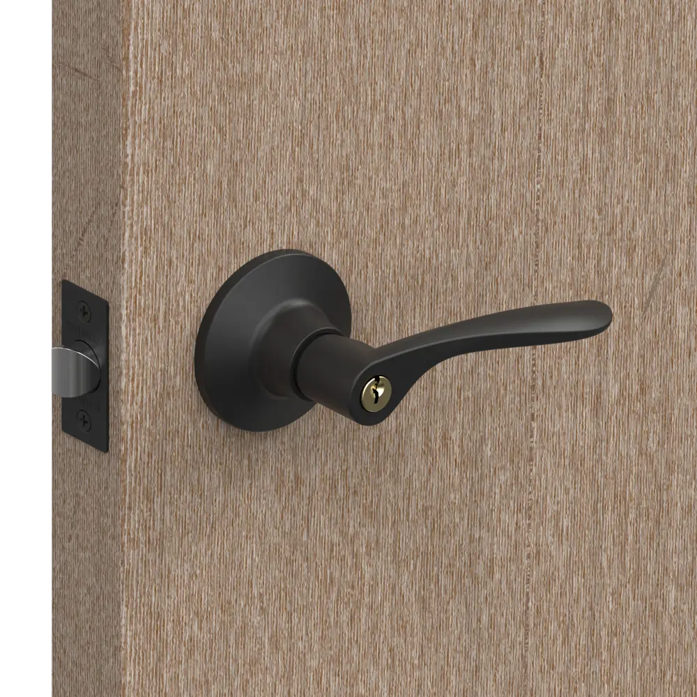 Ручка-защелка Fuaro 620/BL BL-E с ключами и фиксатором, цвет черный STLM-2040771 - Вид №8