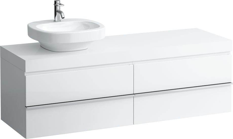 H4051520755481 Столешница 1600мм с вырезом слева, включает 3 консоли LAUFEN PRO - Вид №2