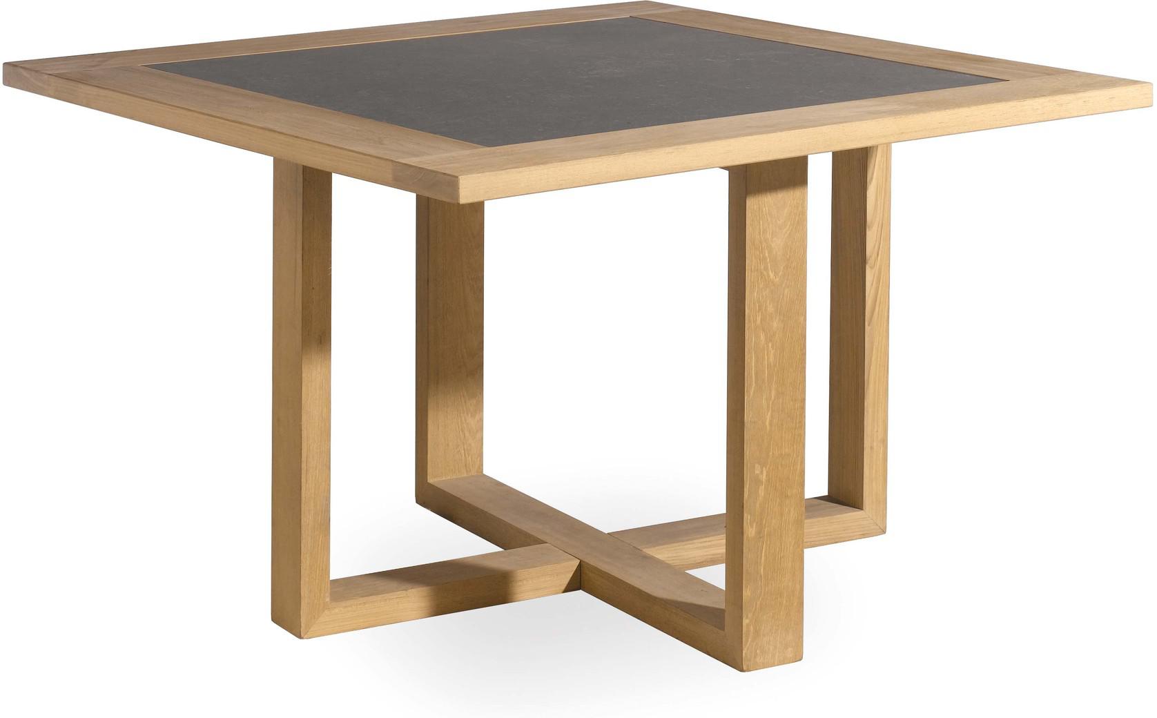 MNST862 Обеденный стол teak 152см x 152см Manutti Siena