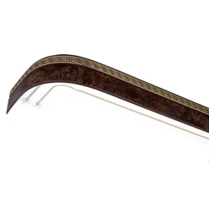 Карниз двухрядный с багетной планкой Греция 300 см корень ореха