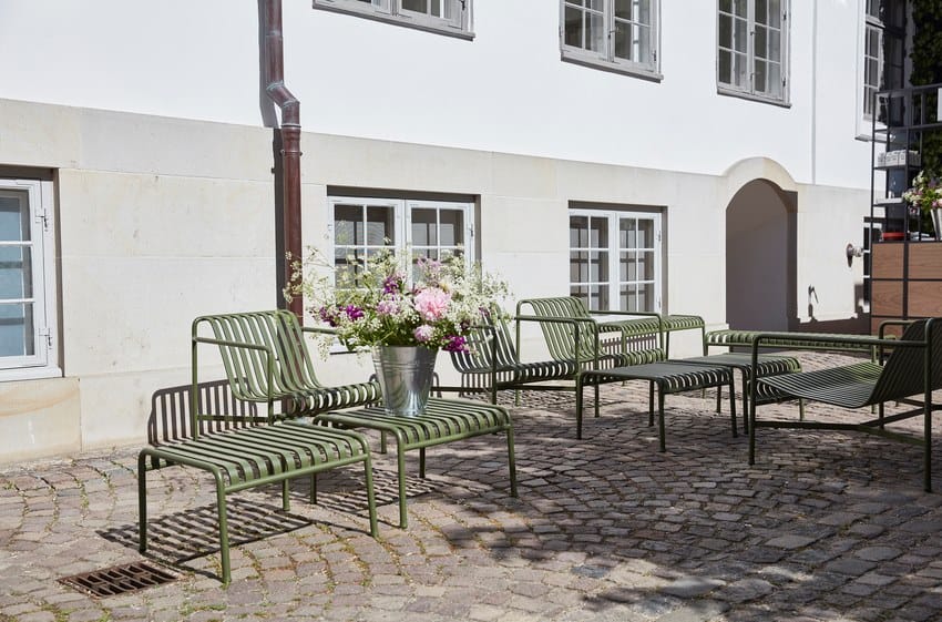 Стальная прямоугольная Садовая подставка для ног Hay Палисад ARCH-00043018 - Вид №22