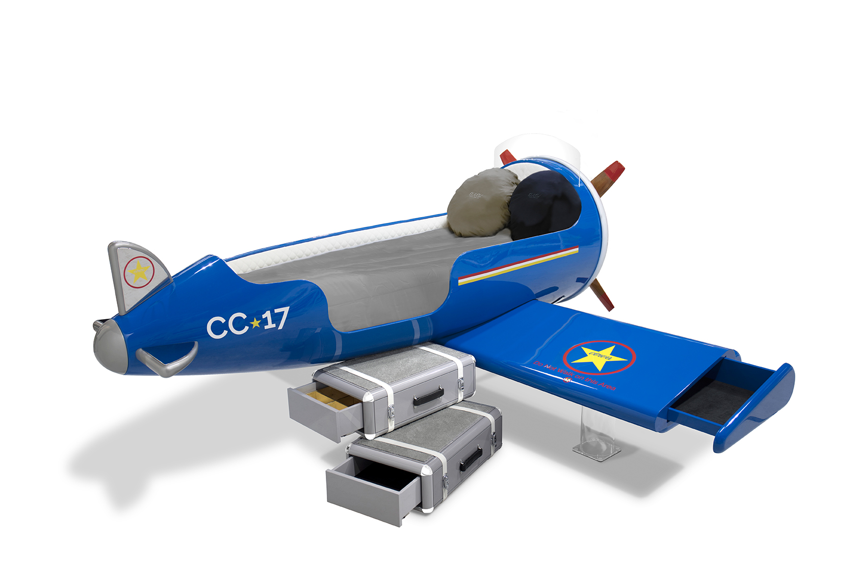 CIST28 Детская кровать самолет Sky One Circu  - Вид №5