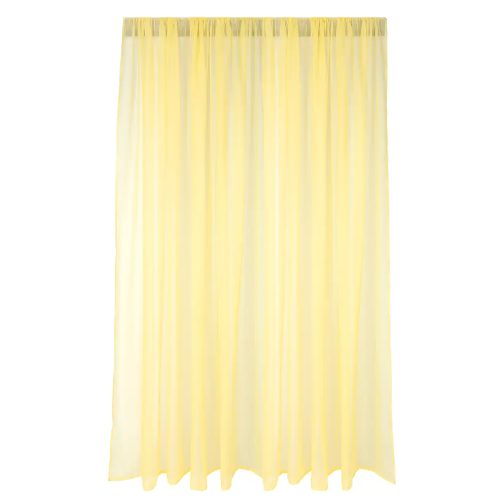 INSPIRE Polyone Banana - тюль вуаль светло-желтый 300×280 см 89297637 STLM-1422559 - Вид №6