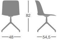 Segis Вращающееся кресло из полипропилена со встроенной подушкой To-be sun-id-1395227 - Вид №2